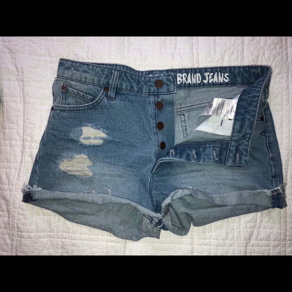 Volcom “Stoned Rolled Short” jean shorts
